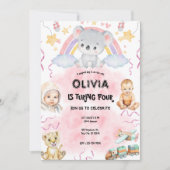 Koala Birthday pink Kaart (Voorkant)