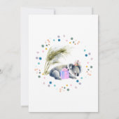 Koala Birthday Uitnodiging (Achterkant)