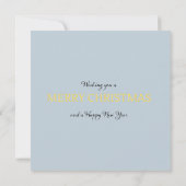 Koala Blaast een Blauwe Bubble Gum Kerst Groet Kaart (Achterkant)