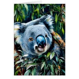 Koala Blank Inside Wenskaart