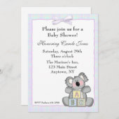 Koala Blocks Kaart (Voorkant / Achterkant)