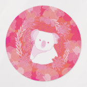 Koala Bloem van het leven Labels (Design 1)