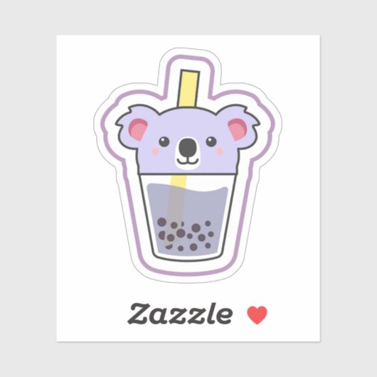 Koala Boba Sticker (Vel)