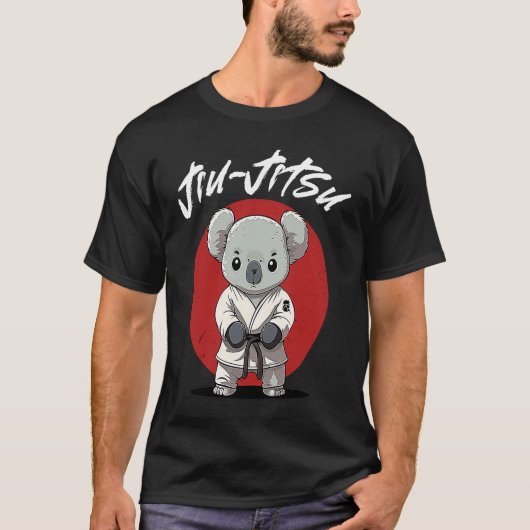 Koala Brazilian Jiu Jitsu MMA Grappling T-shirt (Voorkant)