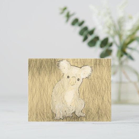 Koala Briefkaart (Staand voorkant)