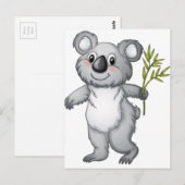 Koala Briefkaart (Voorkant / Achterkant)