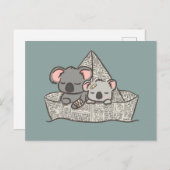 Koala Briefkaart (Voorkant / Achterkant)