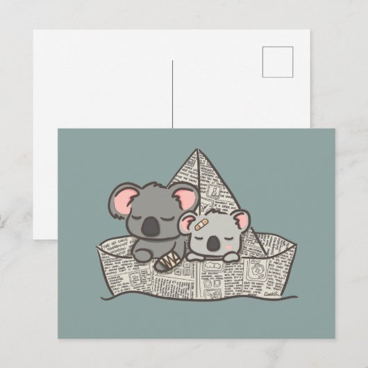 Koala Briefkaart (Voorkant / Achterkant)