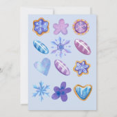 koala cake Ice-cream Blue Waterverf 1e verjaardag Kaart (Achterkant)