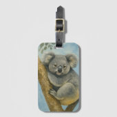 Koala Calm - Waterverf Wildlife Bagagelabel (Voorkant (verticaal))