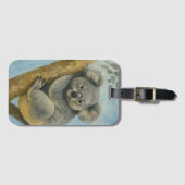 Koala Calm - Waterverf Wildlife Bagagelabel (Voorkant (horizontaal))