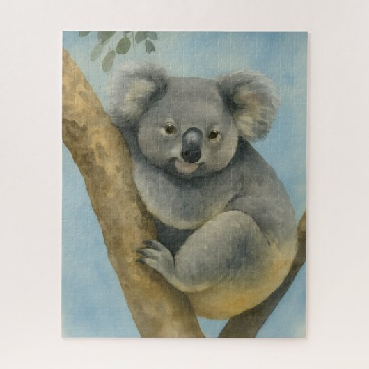 Koala Calm - Waterverf Wildlife Legpuzzel (Verticaal)