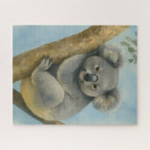 Koala Calm - Waterverf Wildlife Legpuzzel (Horizontaal)