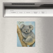 Koala Calm - Waterverf Wildlife Magneet (Insitu (Vaatwasser))