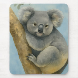 Koala Calm - Waterverf Wildlife Muismat