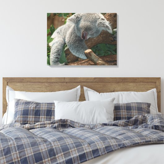Koala Canvas Afdruk (Insitu (Slaapkamer))