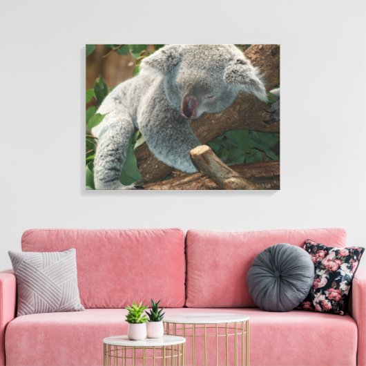 Koala Canvas Afdruk (Insitu (Woonkamer))