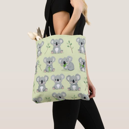 Koala Canvas tas – Schattige en Natuur-geïnspireer (Dichtbij)