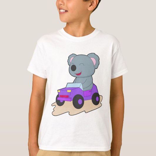 Koala Car T-shirt (Voorkant)