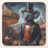 Koala Carnaval Kartonnen Onderzetters (Voorkant)