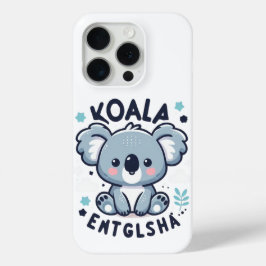 Koala Charm iPhone 15 Pro Case
