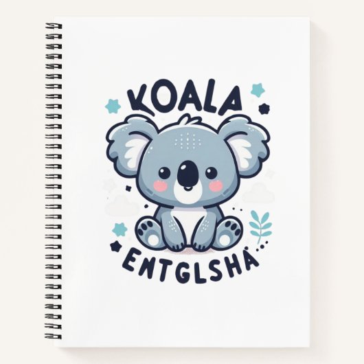 Koala Charm Notitieboek (Voorkant)