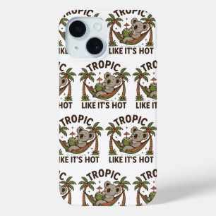 Koala chillen iPhone 15 case