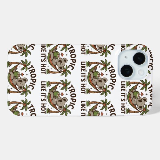 Koala chillen Case-Mate iPhone case (Achterkant (horizontaal))