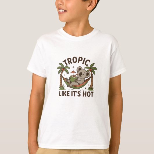 Koala-chillvibes T-shirt (Voorkant)