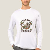 Koala-chillvibes Tri-Blend Shirt (Voorkant volledig)