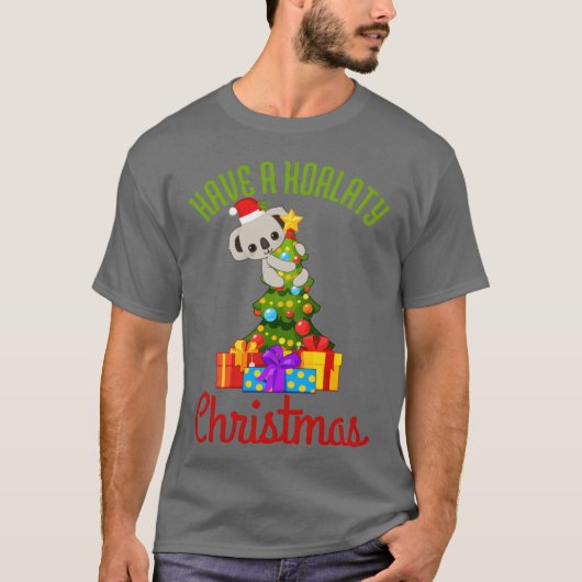 Koala Christmas boy T-shirt (Voorkant)