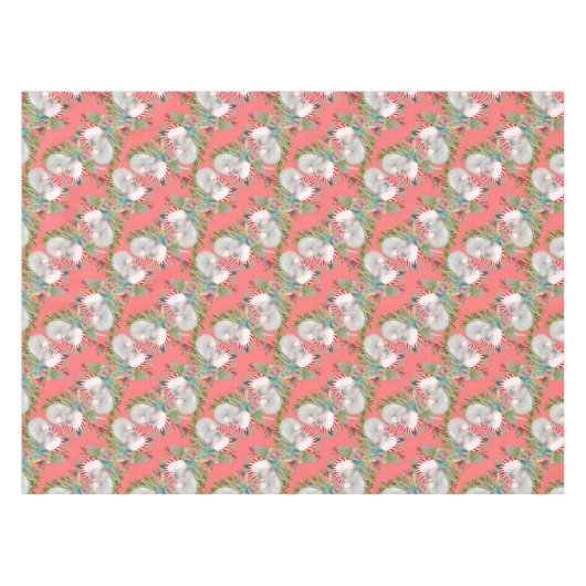 Koala Christmas Pink Tafelkleed (Voorkant (Horizontaal))