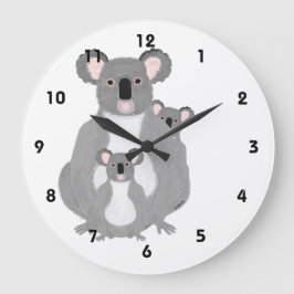 Koala Clock Grote Klok