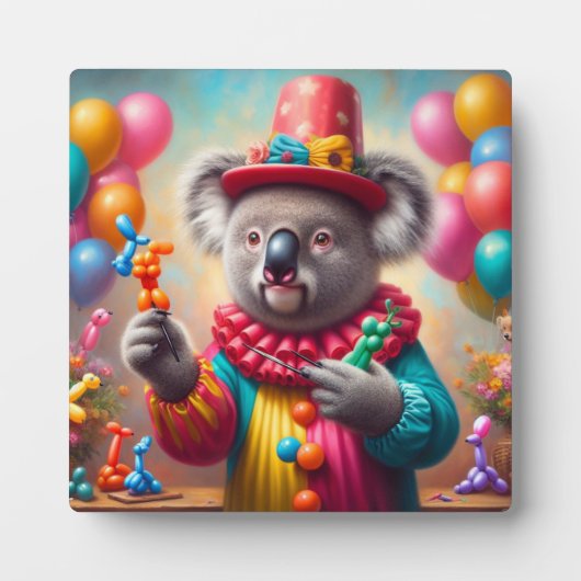 Koala Clown Fotoplaat (Voorkant)