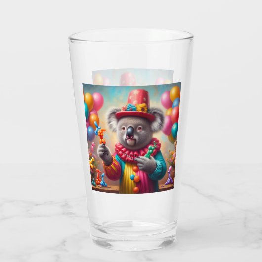 Koala Clown Glas (Achterkant)