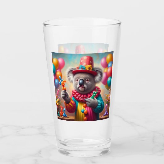 Koala Clown Glas (Voorkant)