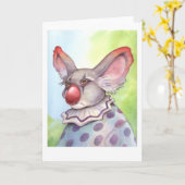 Koala Clown Kaart (Gele Bloem)