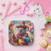 Koala Clown Papieren Bordje (Feest)