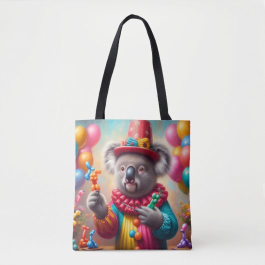 Koala Clown Tote Bag (Voorkant)