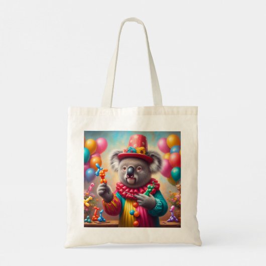 Koala Clown Tote Bag (Achterkant)