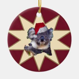Koala & Cockatau kerstversiering Keramisch Ornament