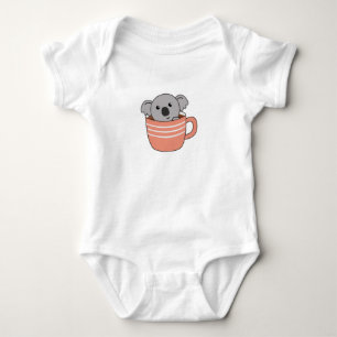 Koala Coffee Coffee Cup Koalas Romper