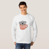 Koala Coffee Coffee Cup Koalas T-shirt (Voorkant volledig)