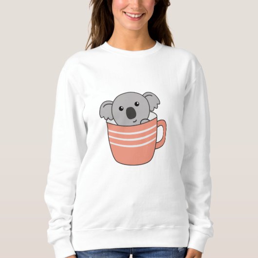 Koala Coffee Coffee Cup Koalas Trui (Voorkant)