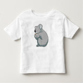 Koala Coffee Cup Kinder Shirts (Voorkant)