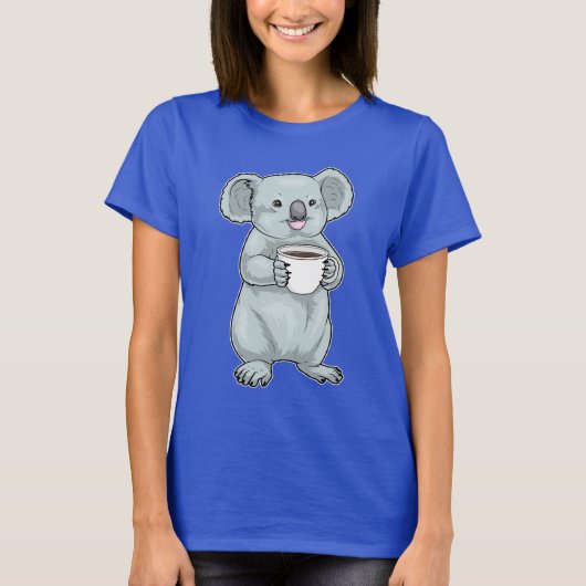 Koala Coffee Cup T-shirt (Voorkant)