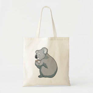 Koala Coffee Cup Tote Bag