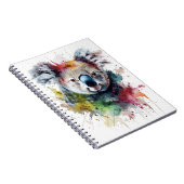Koala Colorido: una ilustración vibrante Notitieboek (Rechterzijde)