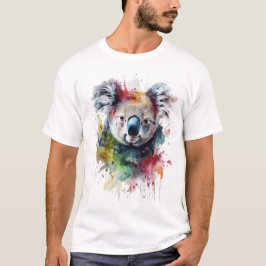 Koala Colorido: una ilustración vibrante T-shirt