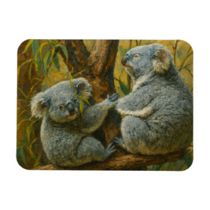 Koala Companions - Realistisch Wildlife Pair Magneet